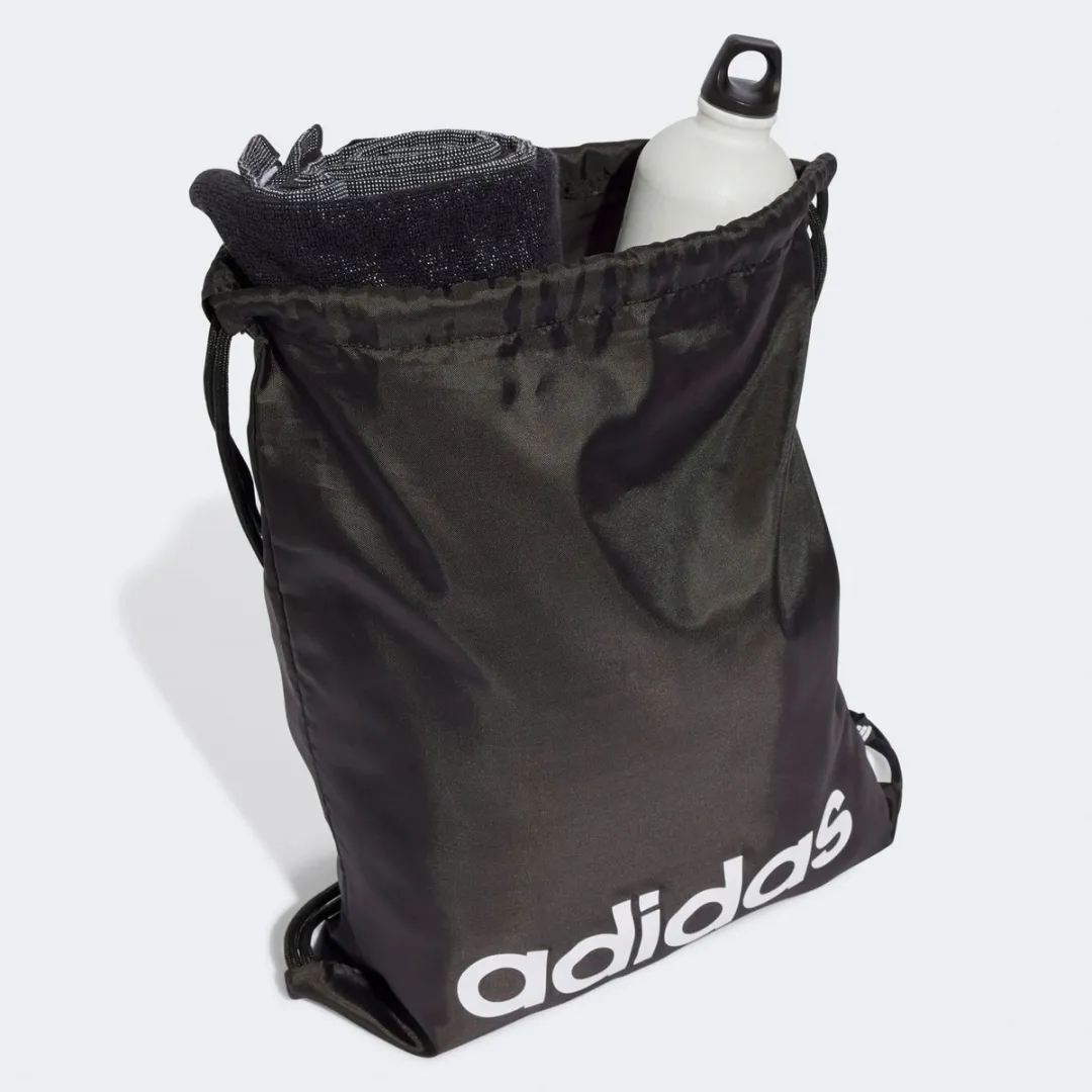 Adidas Linear Gymsack Sporttas - Zwart/Wit