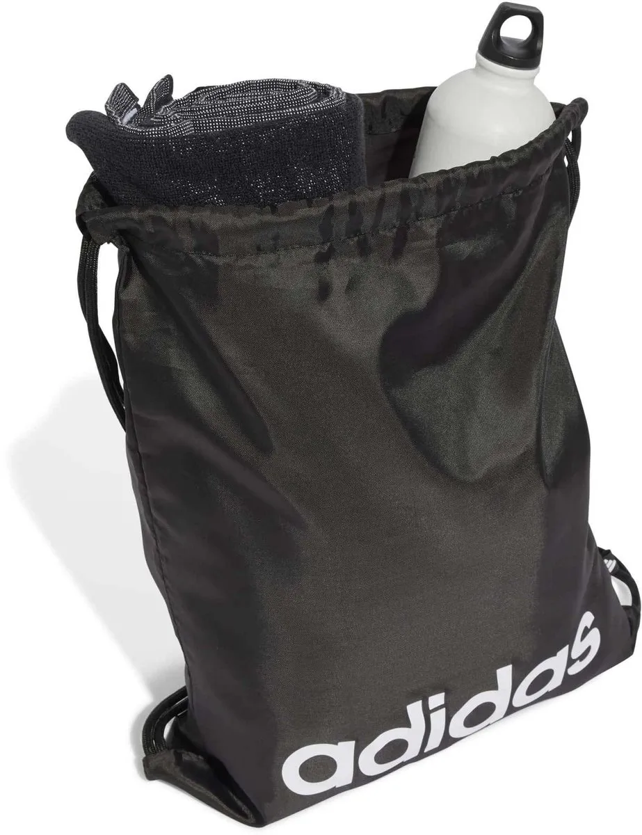 Adidas Linear Gymsack Sporttas - Zwart/Wit