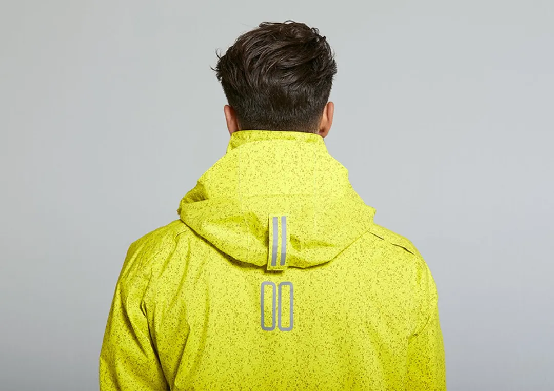 Basil Skane Regenjas - Heren - Neongeel - XL - afbeelding 6 van 6