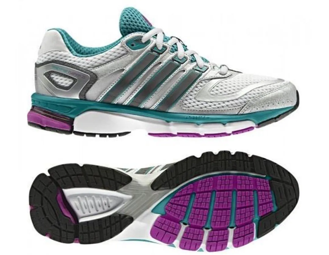 Adidas Response Cushion 22 W - Schoen 36 - Wit/Zilvergrijs