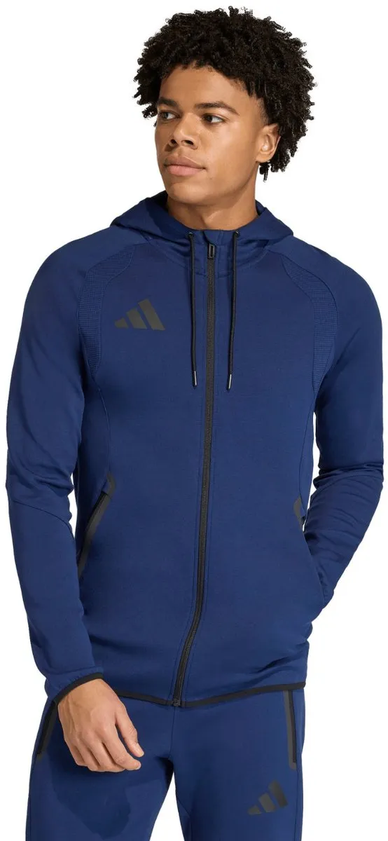 adidas Tiro 26 Travel Sweat Hoodie Heren - M - Donkerblauw