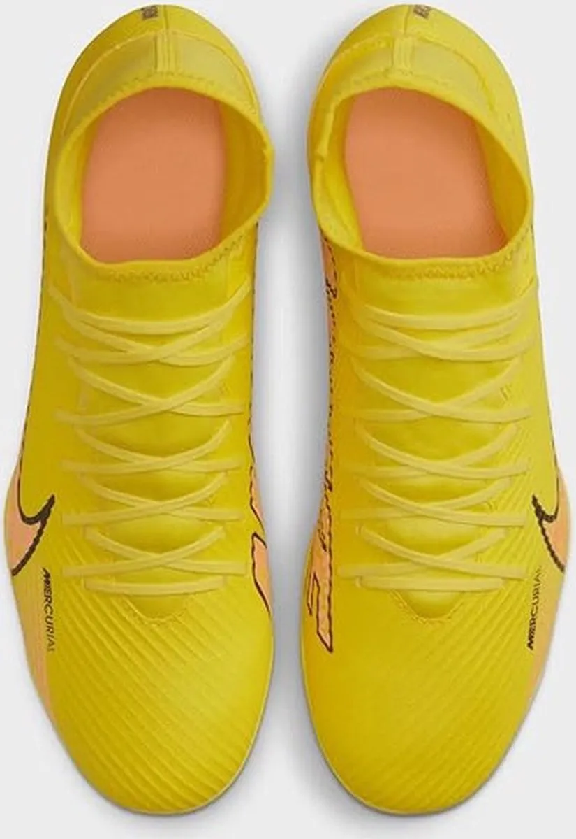 Nike Superrfly 9 Club FG/MG - Maat 47.5 - Geel
