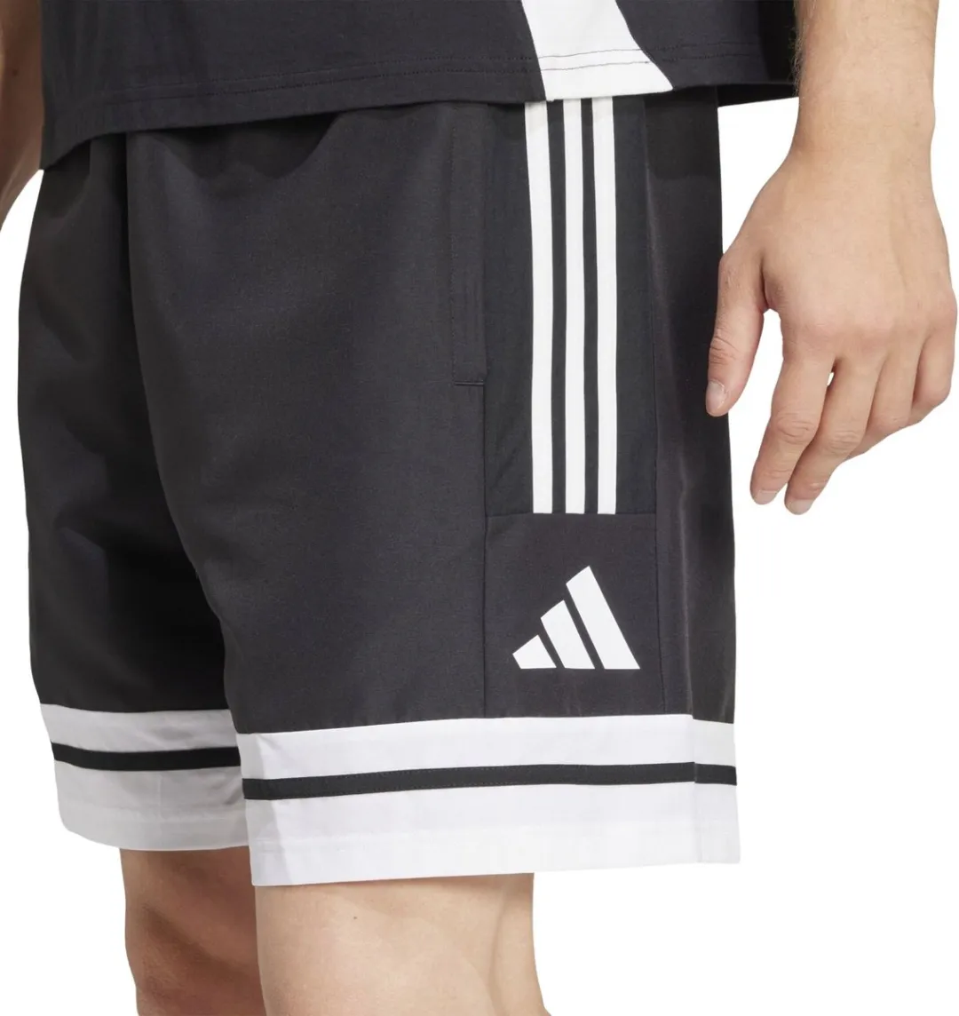 adidas Squadra 25 Short Heren - XL - Zwart/Wit
