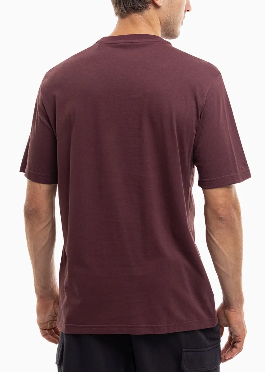 Adidas Heren Sportshirt - Rood - Katoen S