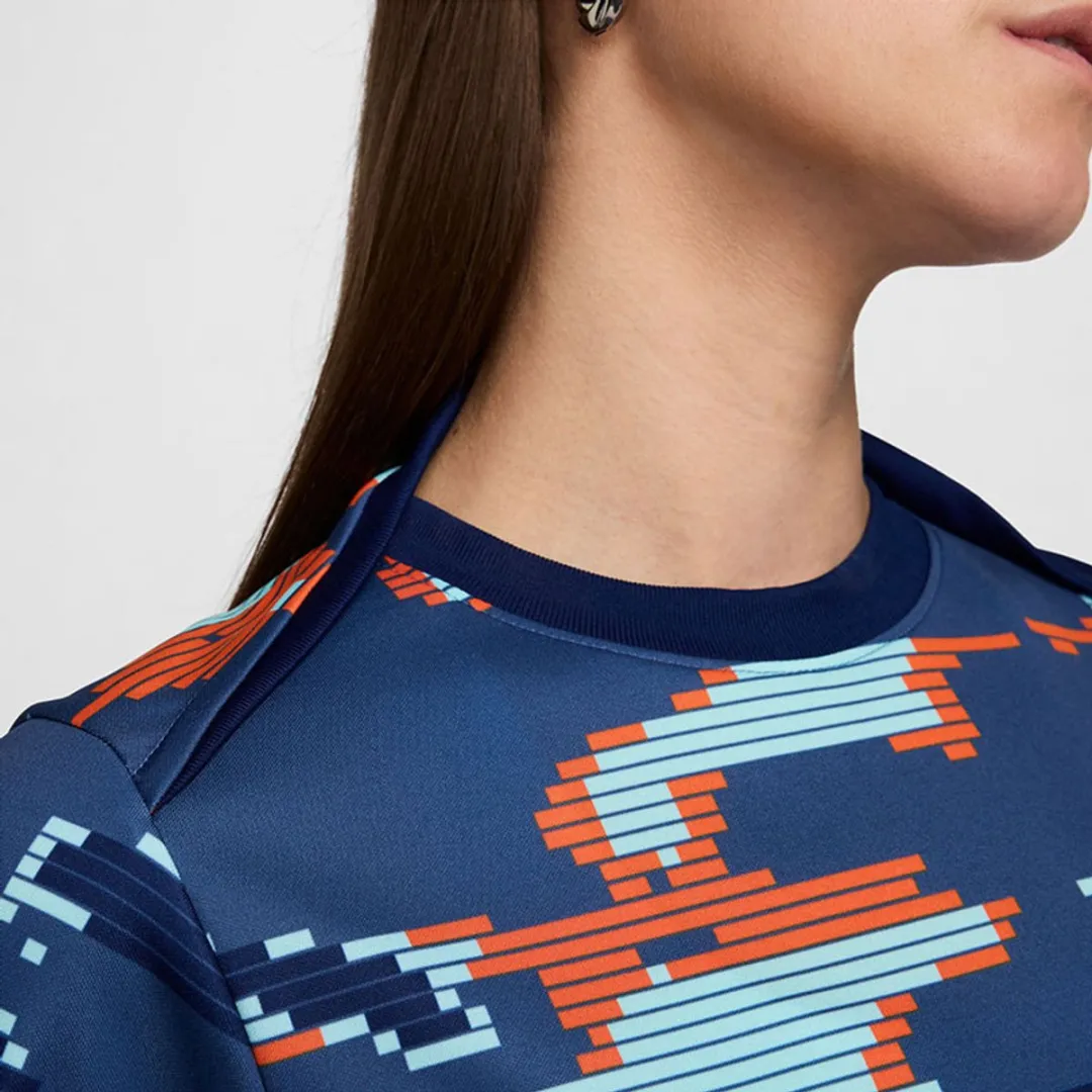 Nike Pre-Match Top Dames 2024/2026 - XS - Blauw Oranje