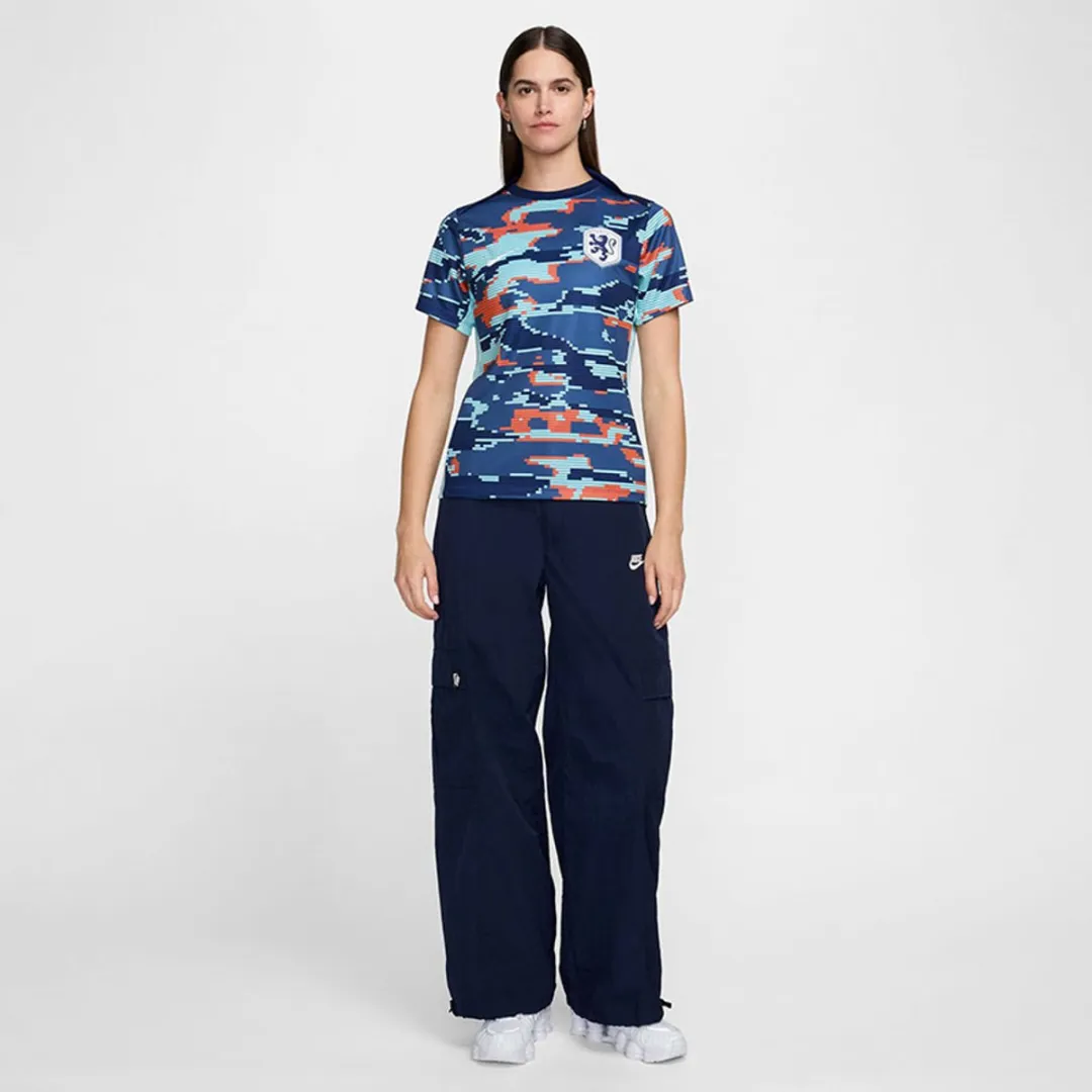 Nike Pre-Match Top Dames 2024/2026 - XS - Blauw Oranje - afbeelding 6 van 6