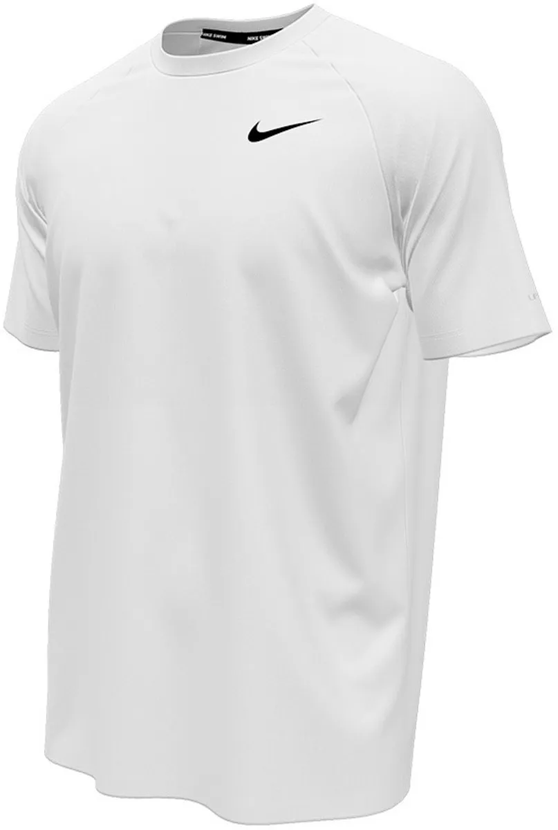 Nike Essential Solid Strandshirt Heren NESSA586-100 - Wit - XXL