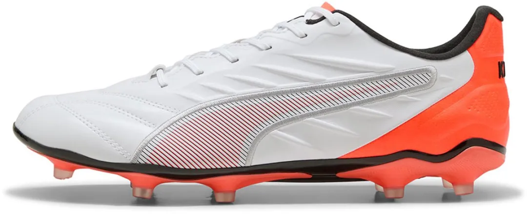 PUMA King Pro FG/AG Voetbalschoenen 42 - Wit