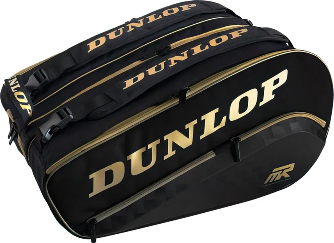 Dunlop Paletero Pro Series Padeltas - 3 Vakken - Zwart/Goud