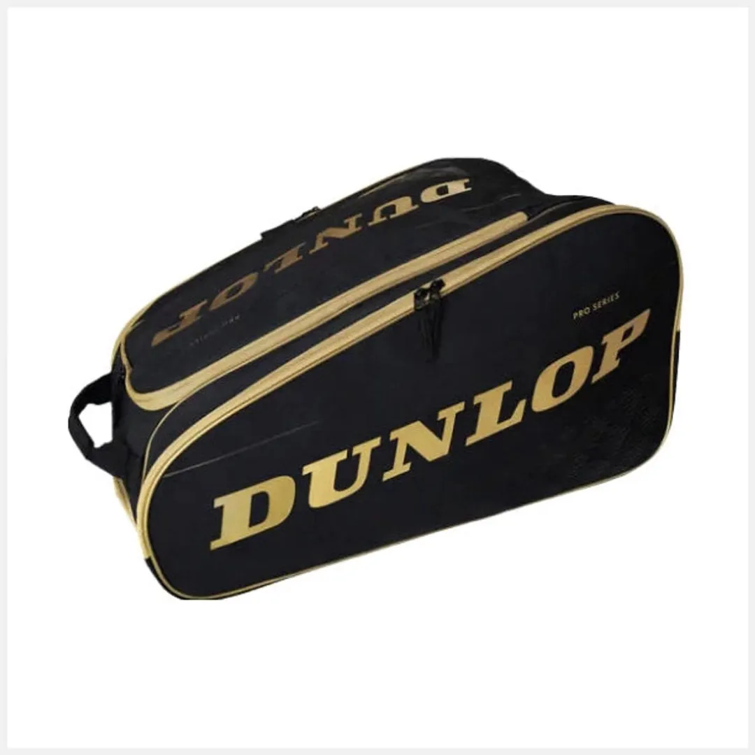 Dunlop Paletero Pro Series Padeltas - 3 Vakken - Zwart/Goud