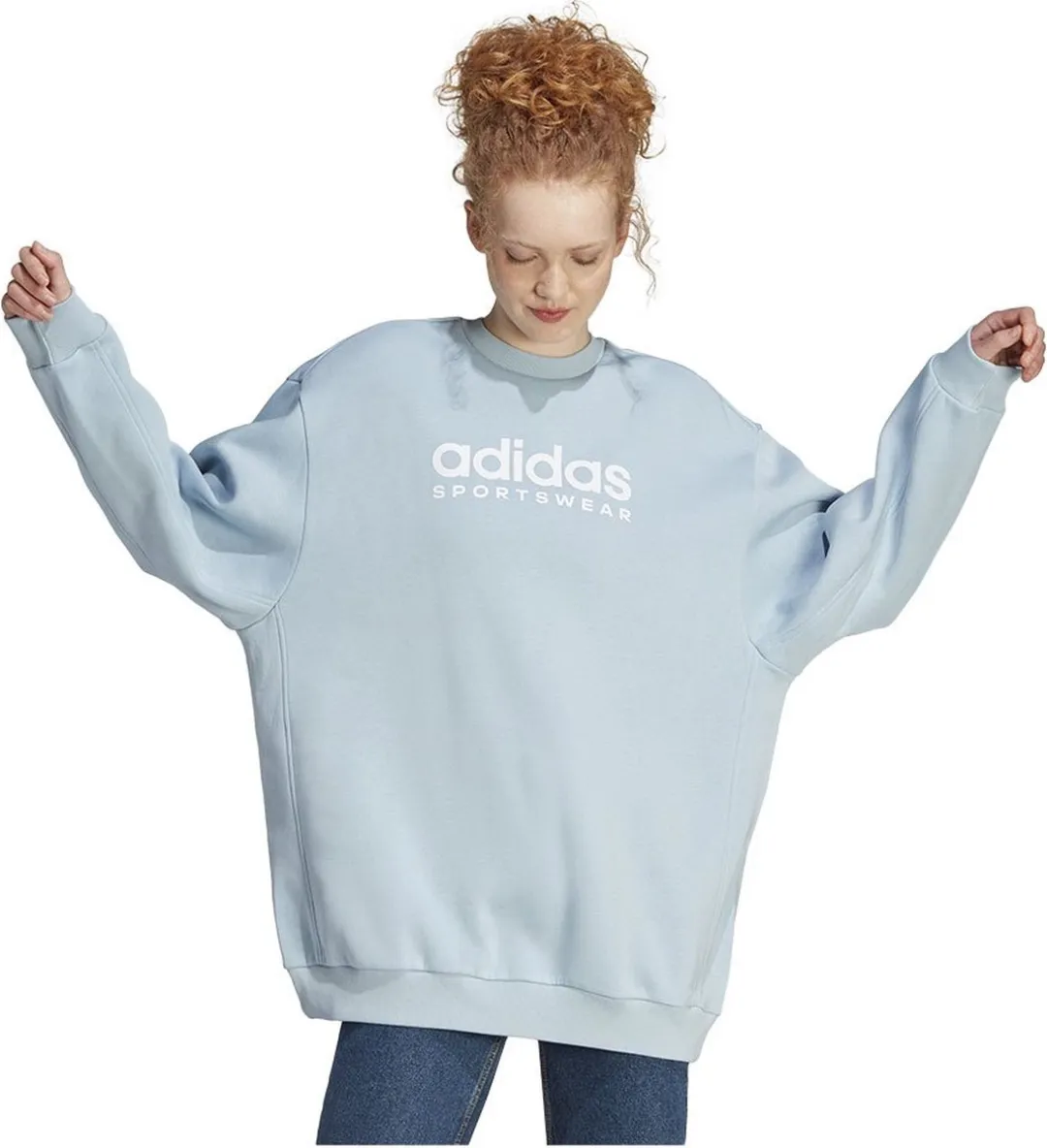 Adidas All Szn Fleece Graphic Sweatshirt - Blauw S