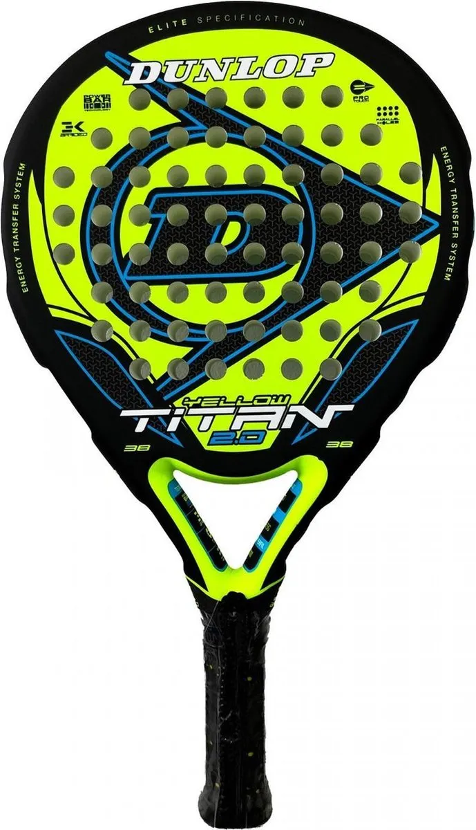 Dunlop Titan 2.0 Padelracket Geel
