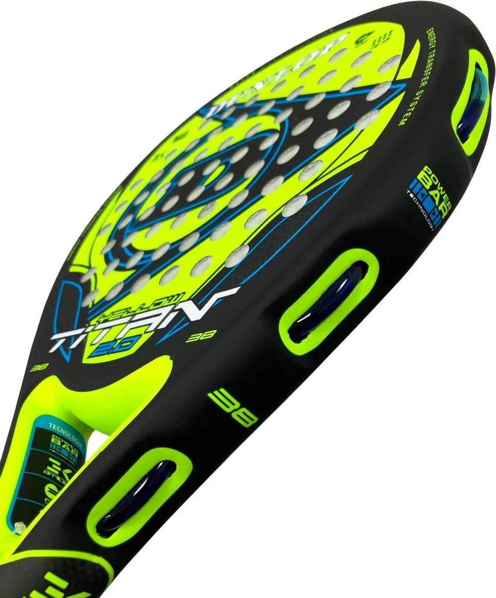 Dunlop Titan 2.0 Padelracket Geel - L0 - afbeelding 6 van 6