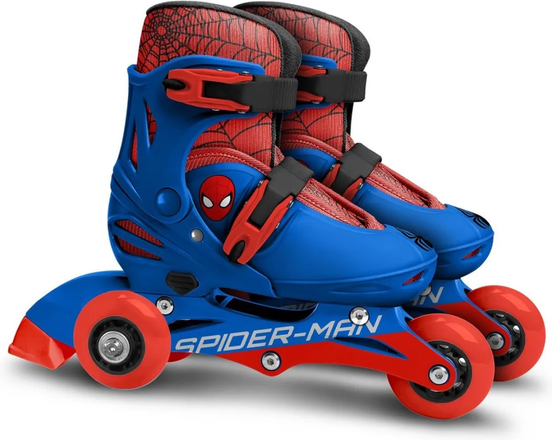 Marvel Spider-Man Hardboot Inline Skates 55mm - Maat 27-30 - Rood/Blauw
