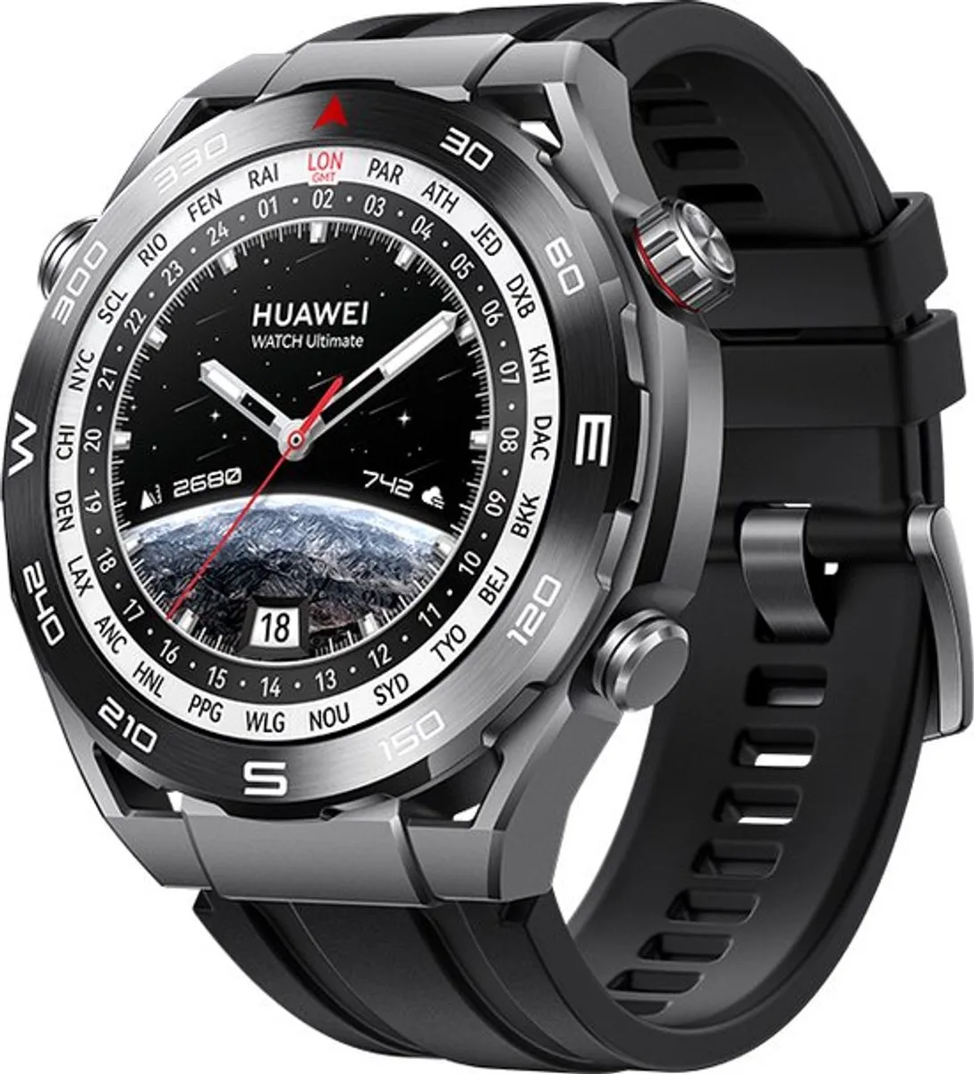 Huawei Watch Ultimate Black Expedition 48mm - 100m Duikbestendig
