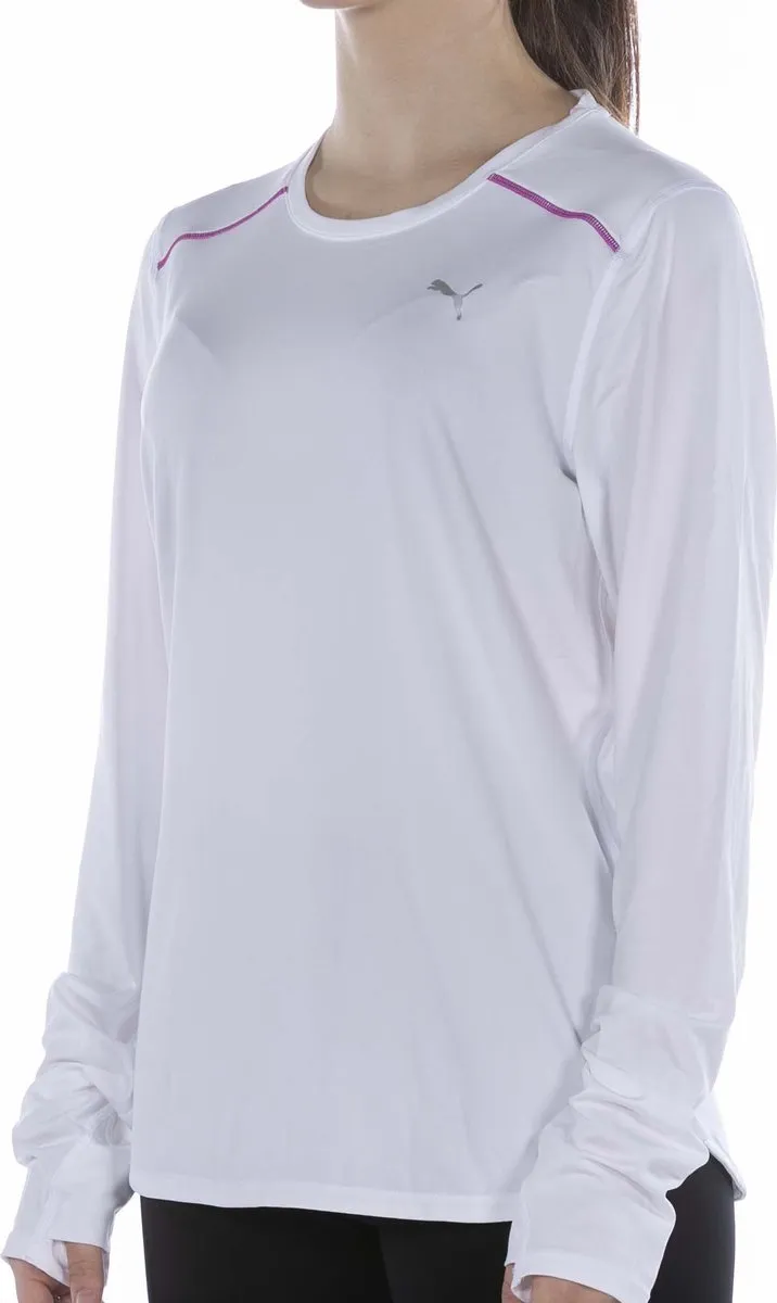 PUMA Cloudspun Marathon LS Shirt Dames - M - Wit