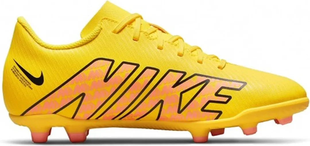 Nike JR Vapor 15 Club FG/MG Sneakers - Maat 38.5 - Geel