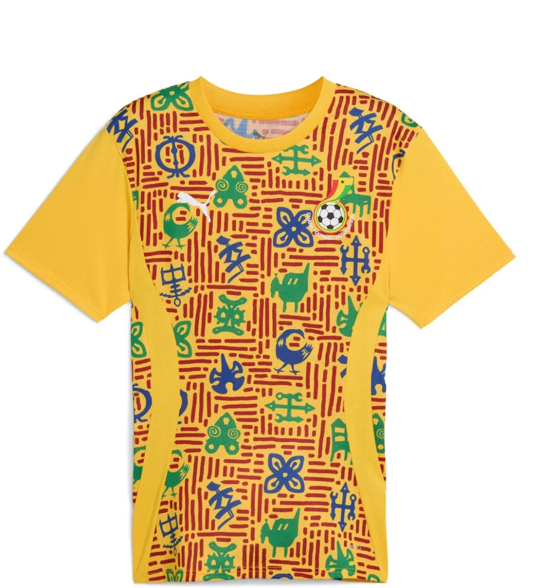 PUMA Prematch Shirt Ghana CAN 2025 - Geel M