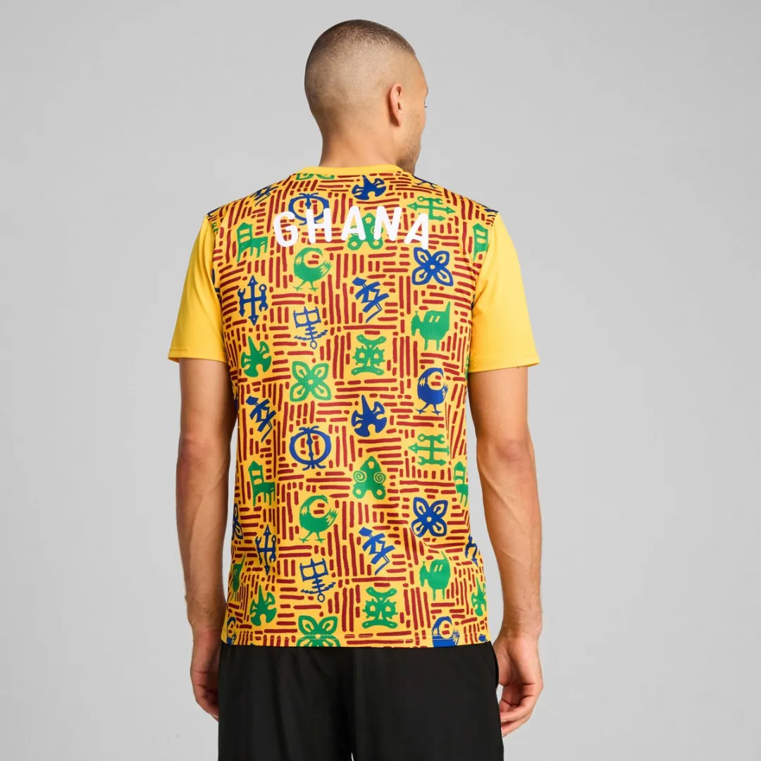 PUMA Prematch Shirt Ghana CAN 2025 - Geel M