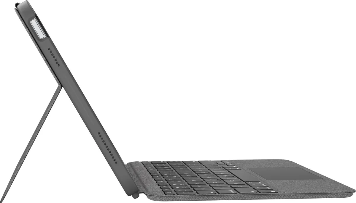 Logitech Combo Touch QWERTZ Toetsenbord - Grijs - 920-011435