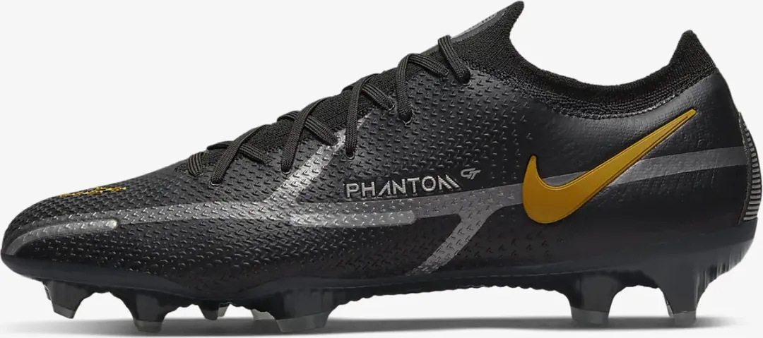 Nike Phantom GT2 Elite FG Voetbalschoenen - Maat 40 - Zwart/Goud