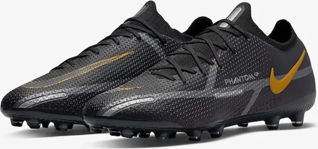 Nike Phantom GT2 Elite FG Voetbalschoenen - Maat 40 - Zwart/Goud