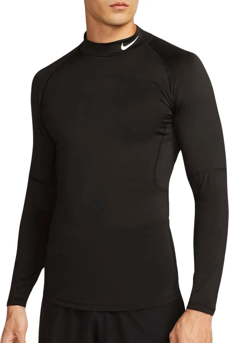 Nike Pro Dri-FIT Mock LS Shirt FB7908-100 - XXL - Wit