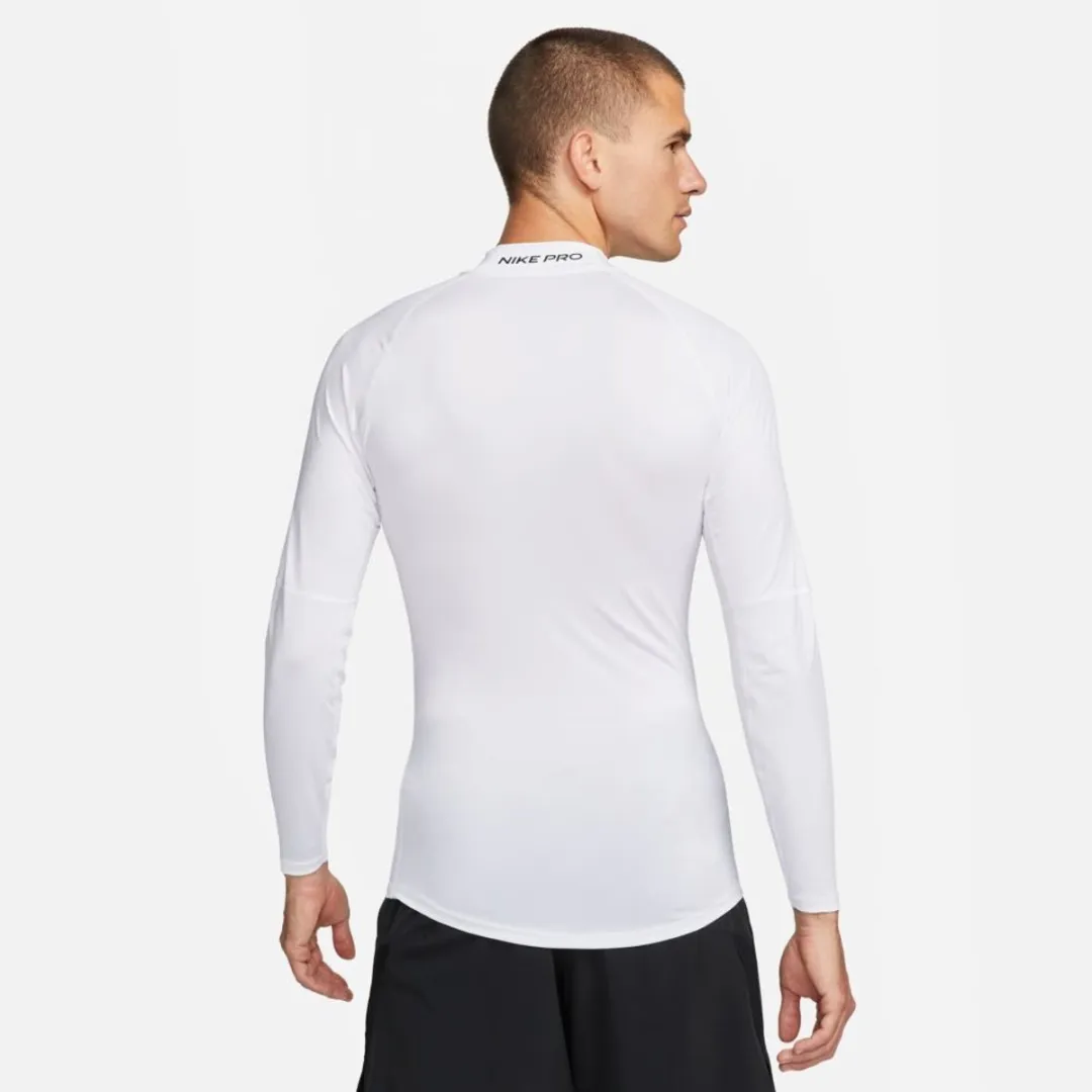 Nike Pro Dri-FIT Mock LS Shirt FB7908-100 - XXL - Wit