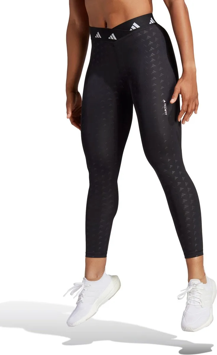 Adidas Tight Tech Fit Brand Love 7/8 Dames - S - Zwart