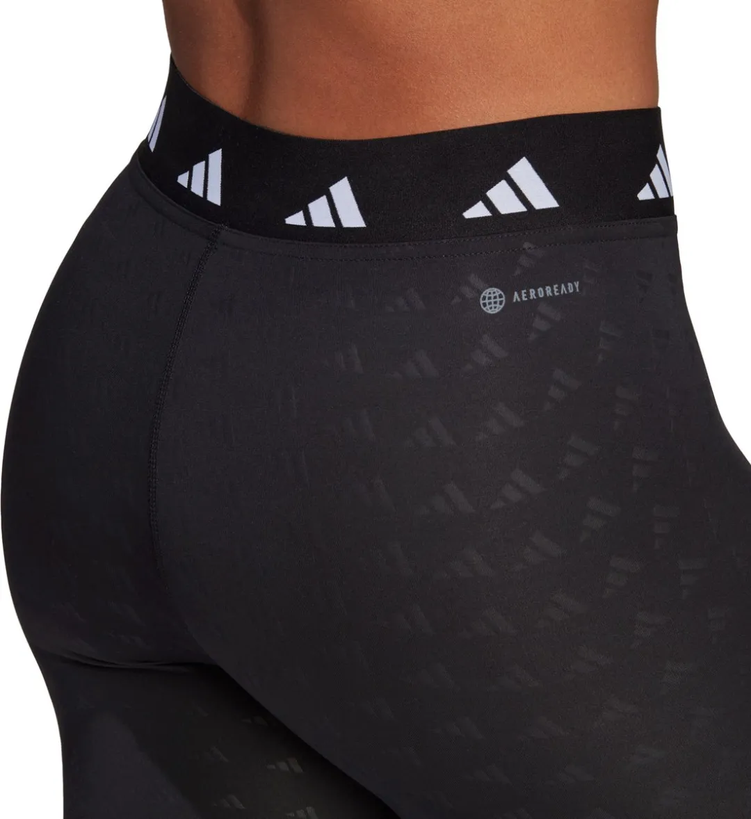 Adidas Tight Tech Fit Brand Love 7/8 Dames - S - Zwart