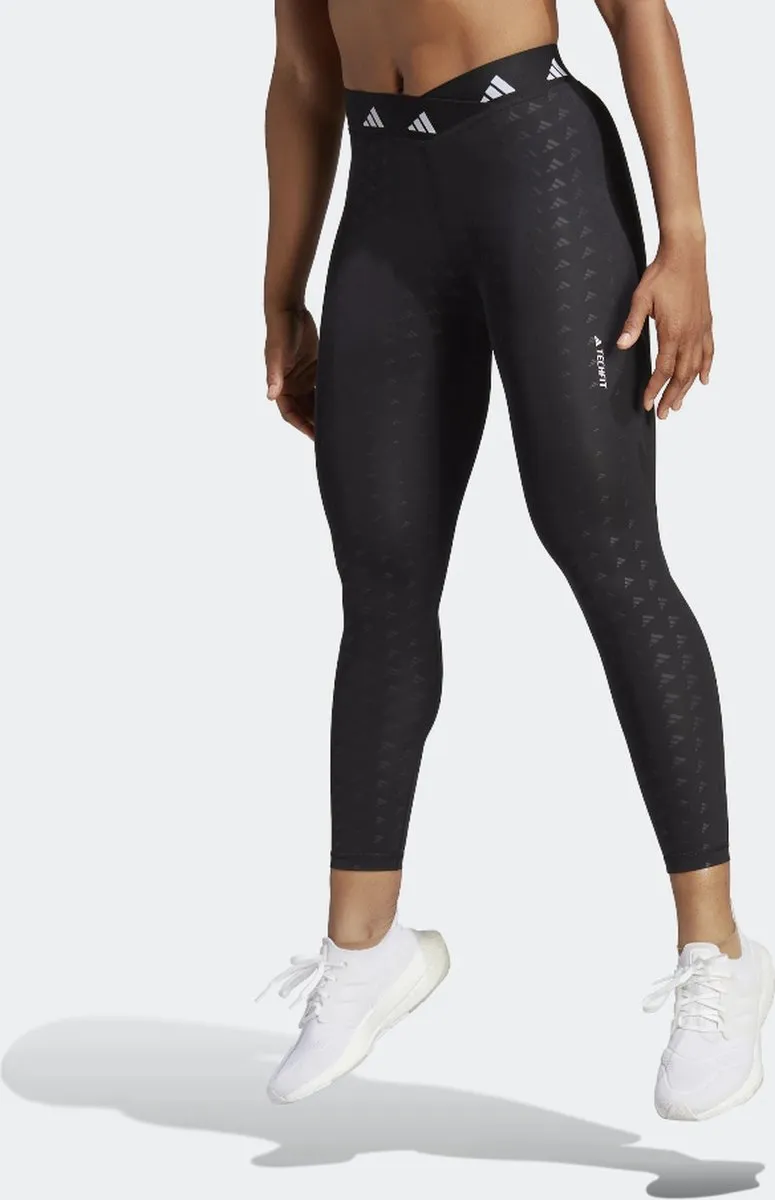 Adidas Tight Tech Fit Brand Love 7/8 Dames - S - Zwart