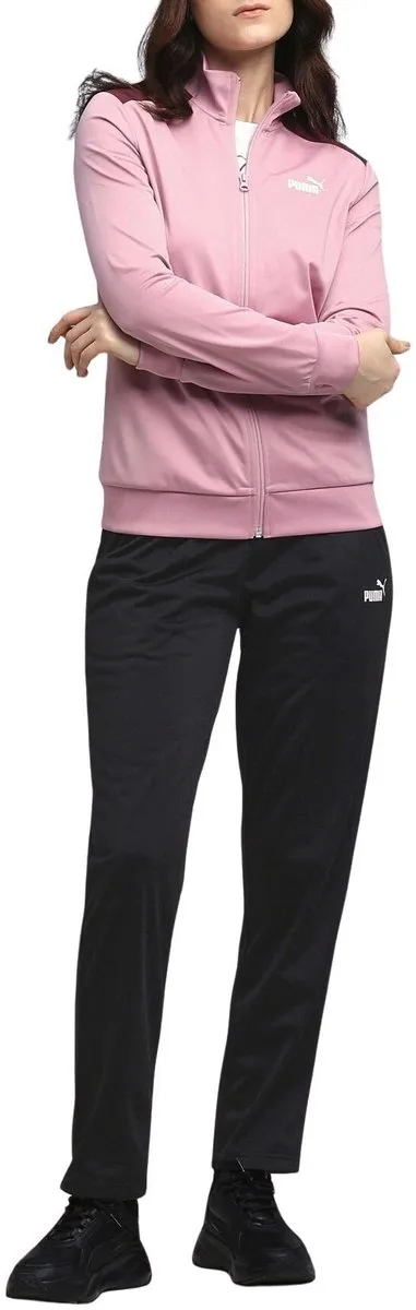 PUMA Poly Suit Trainingspak Dames M - Zwart/Wit