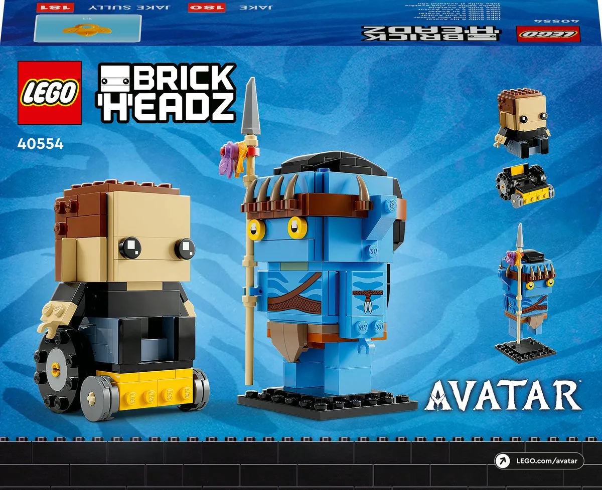 LEGO Brickheadz Avatar 40554 Jake Sully & His Avatar - 361 Stukken - afbeelding 6 van 6