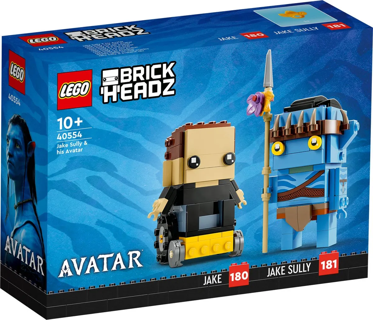 LEGO Brickheadz Avatar 40554 Jake Sully & His Avatar - 361 Stukken