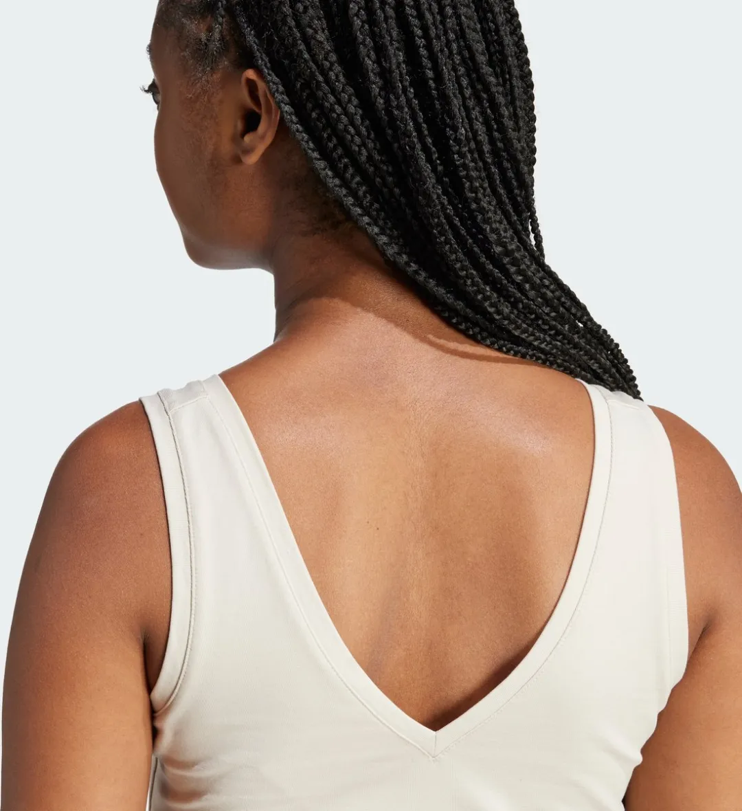 adidas Essentials Small Logo Tanktop - Dames - Beige