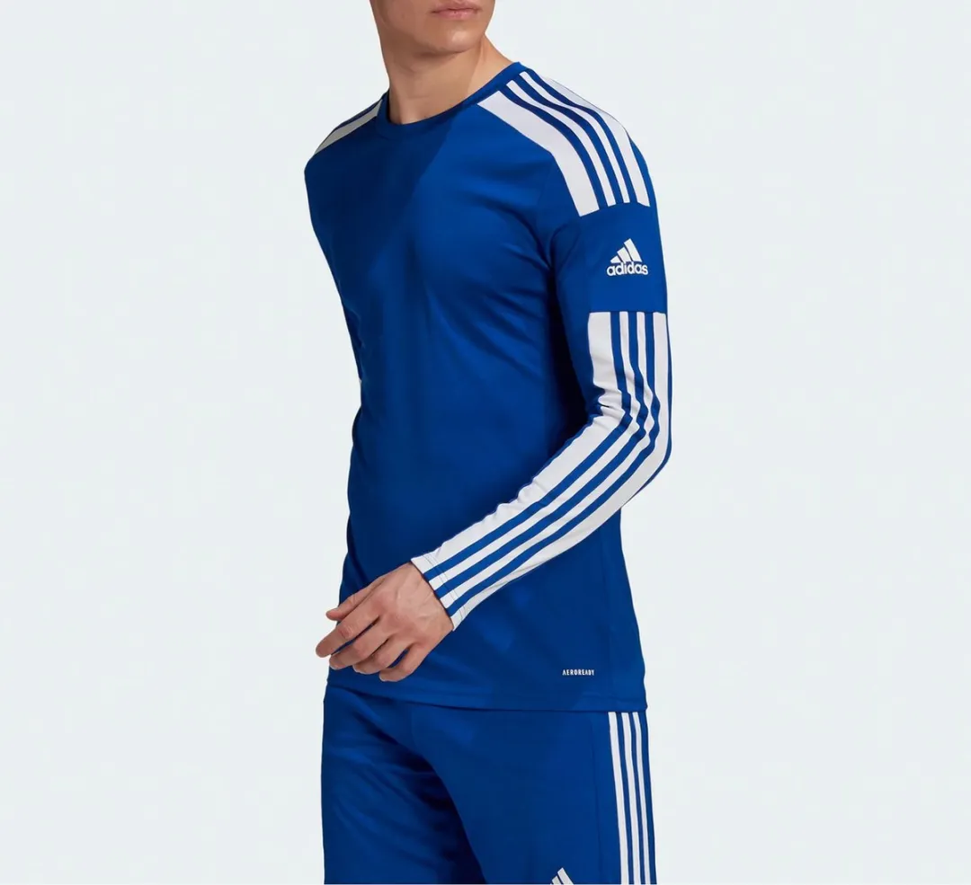 adidas Squadra 21 Sportshirt - S - Blauw/Wit