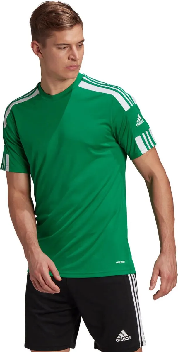 adidas Squadra 21 Sportshirt GN5721 - XL - Groen/Wit