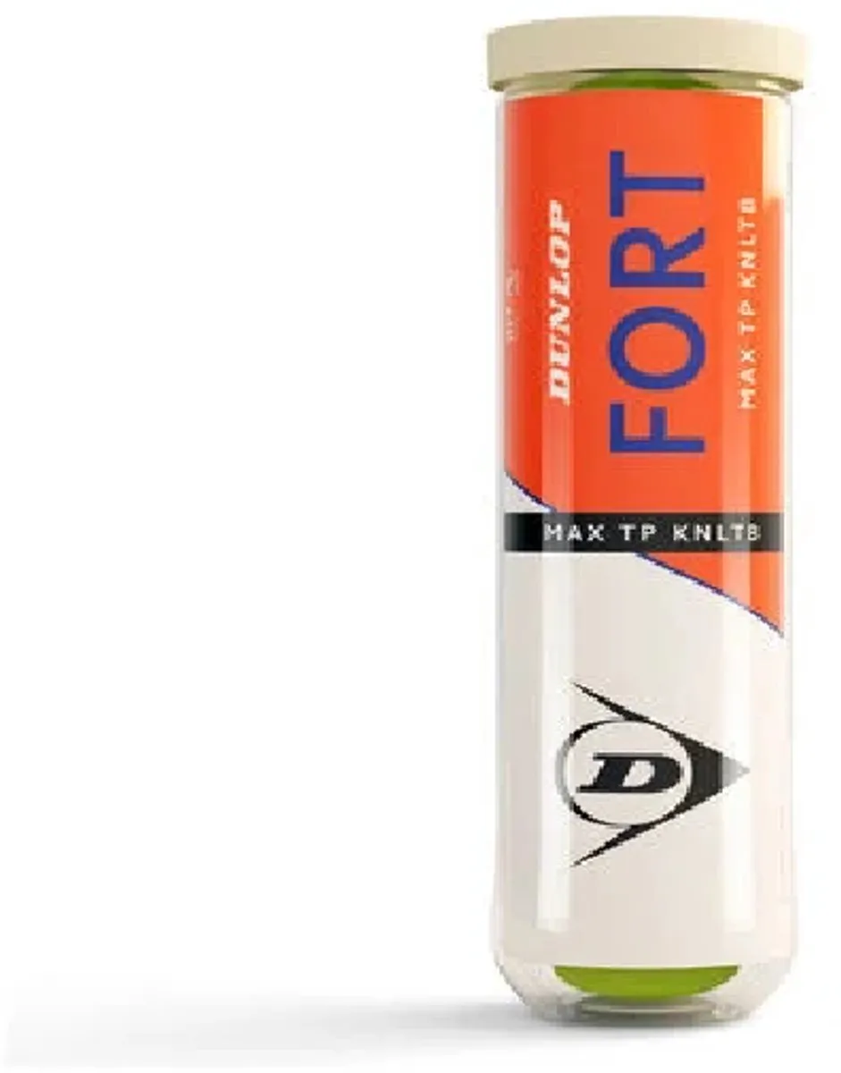 Dunlop Fort Max TP 3+1 Tennisballen - 4 Stuks - Geel
