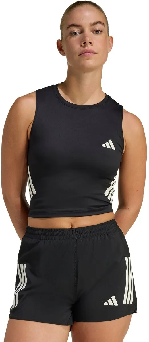 Adidas Performance Adi365 Iconic Running Crop Tanktop Zwart - XXL