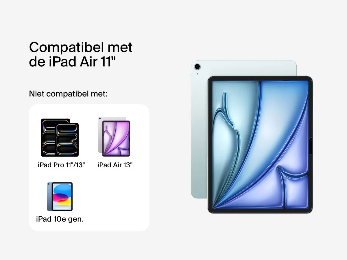 Belkin TemperedGlass Screenprotector OVI007HQ - iPad Air 11" (M2) - Transparant
