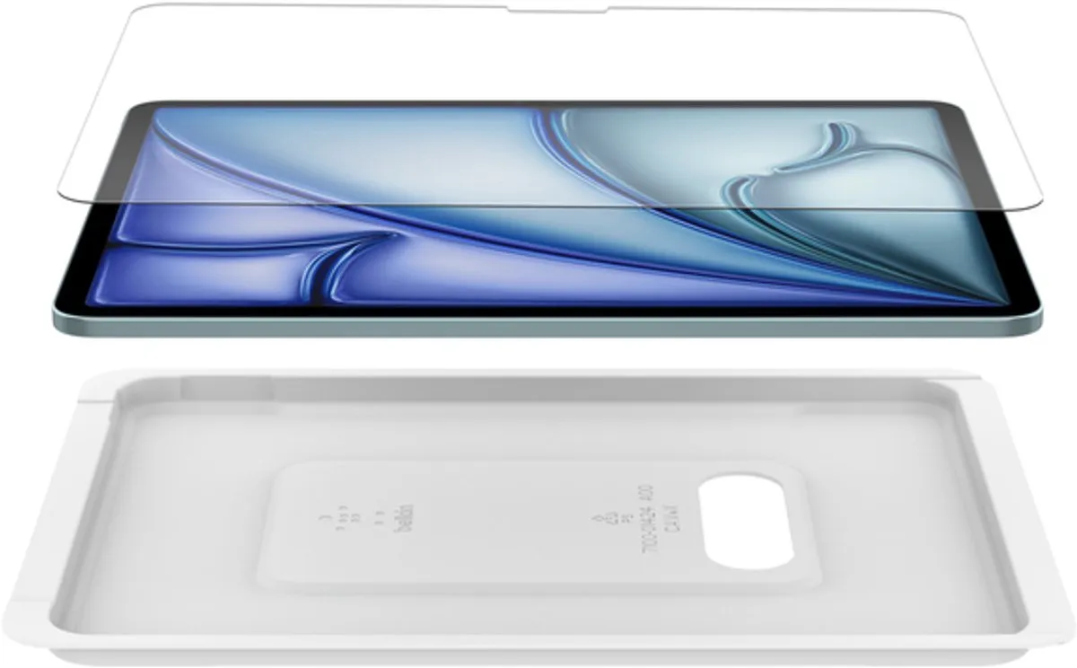 Belkin TemperedGlass Screenprotector OVI007HQ - iPad Air 11" (M2) - Transparant - afbeelding 6 van 6