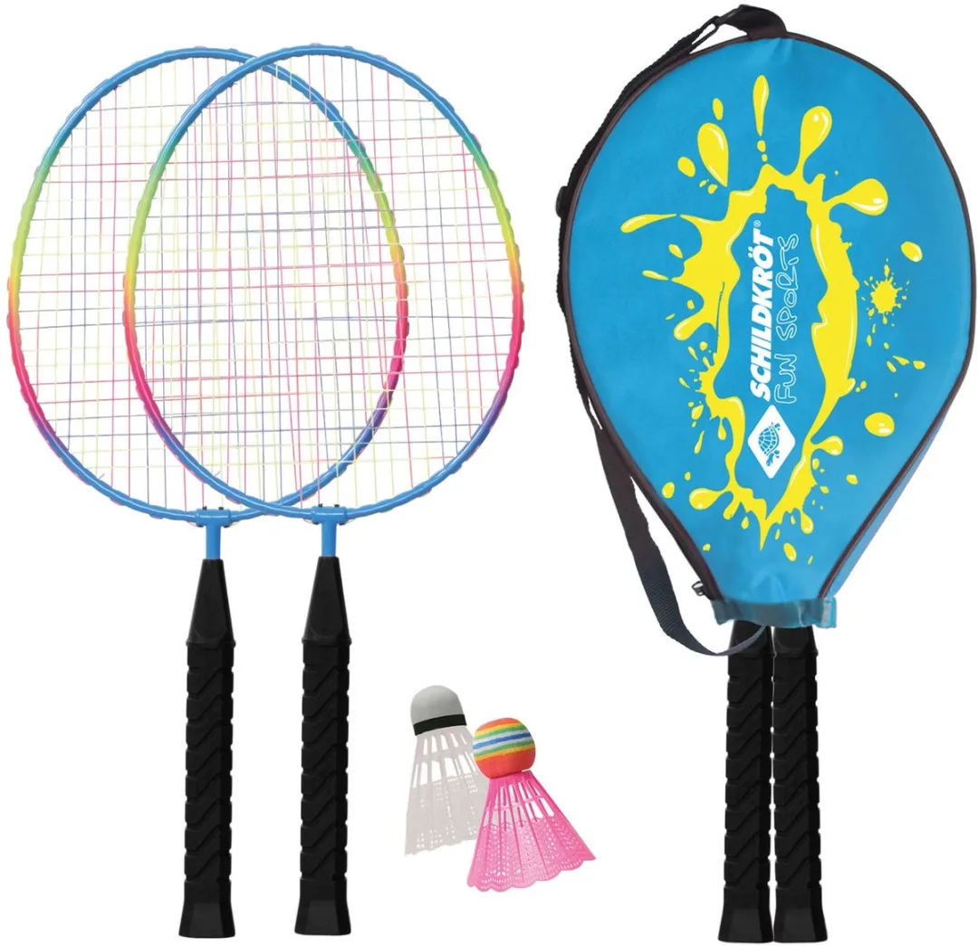 Schildkröt Badmintonset 4-delig Blauw
