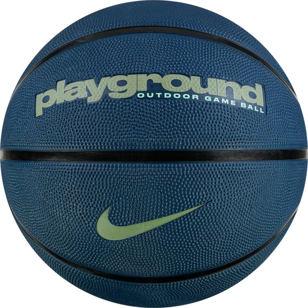 Nike Playground Graphic Basketbalschoen - Maat 7 - Blauw/Groen - afbeelding 5 van 5