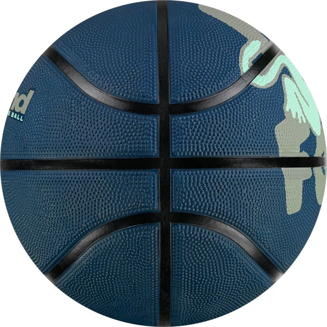 Nike Playground Graphic Basketbalschoen - Maat 7 - Blauw/Groen - afbeelding 3 van 5
