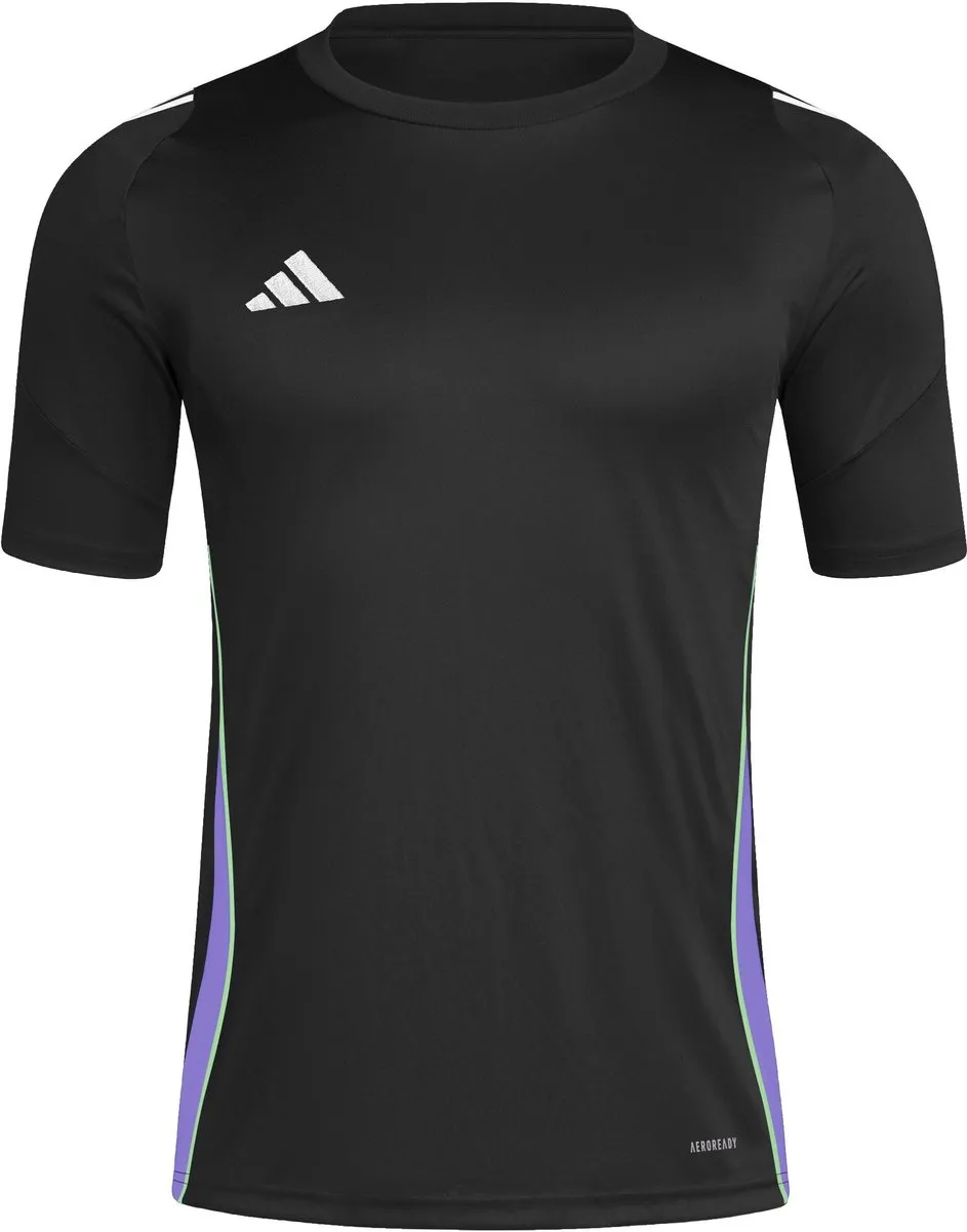 adidas Tiro24 JSY T-shirt Voetbal - Zwart S