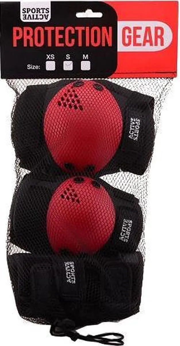 Johntoy Sports Active Beschermset - Maat S - Rood