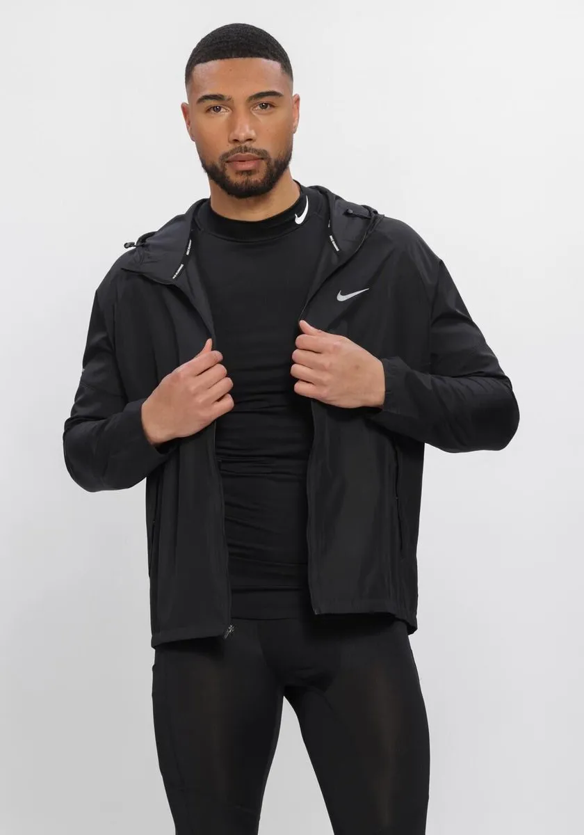 Nike Repel Miler Jasje - Zwart - 2XL
