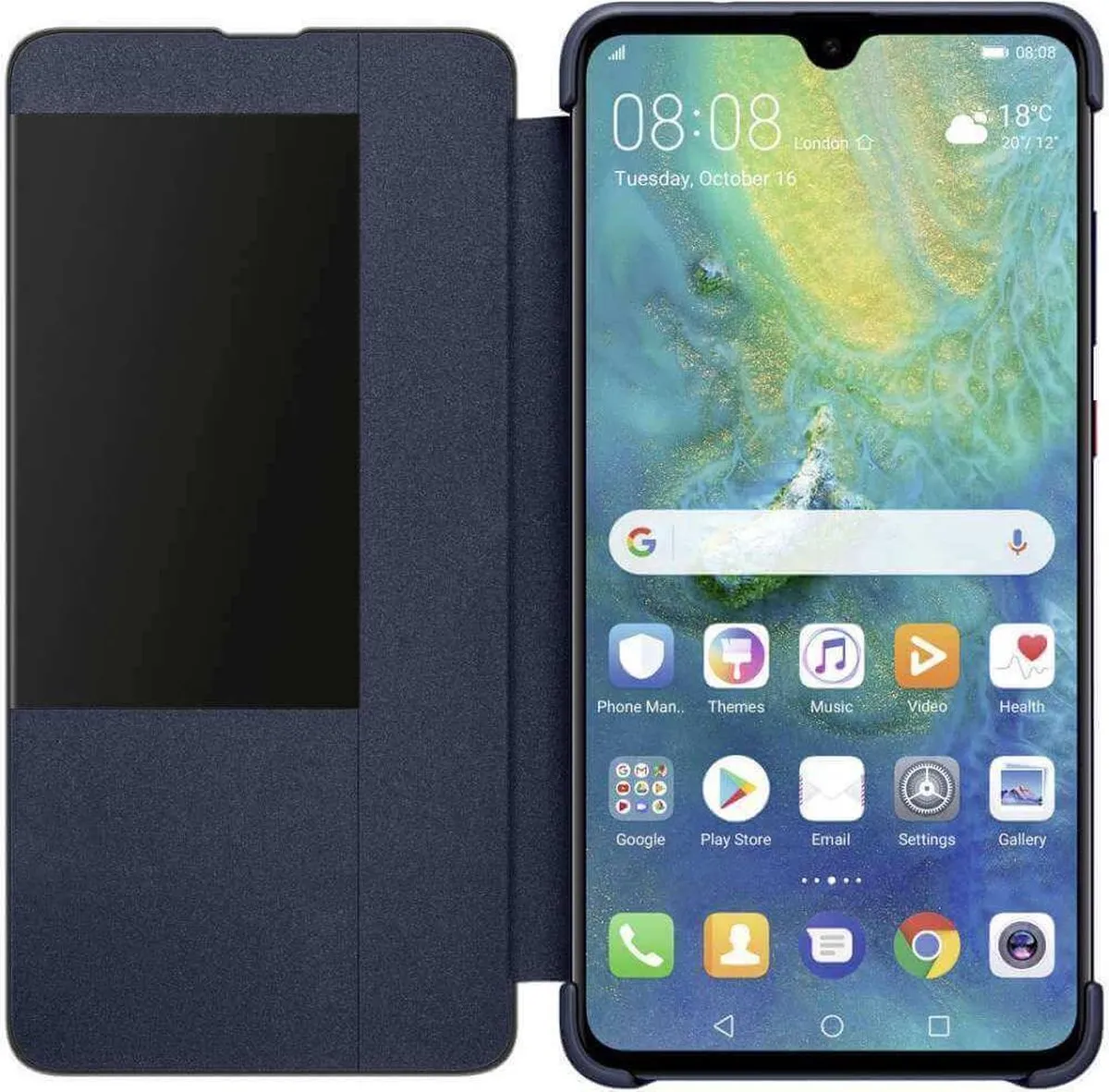 Huawei Smart View Flip Cover Mate 20 - Blauw