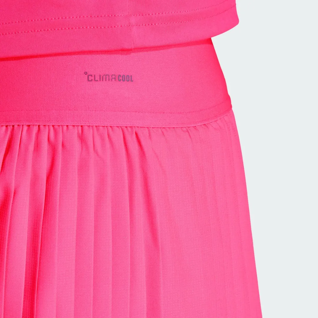 adidas Performance Club Pleated Rok Dames S - Roze