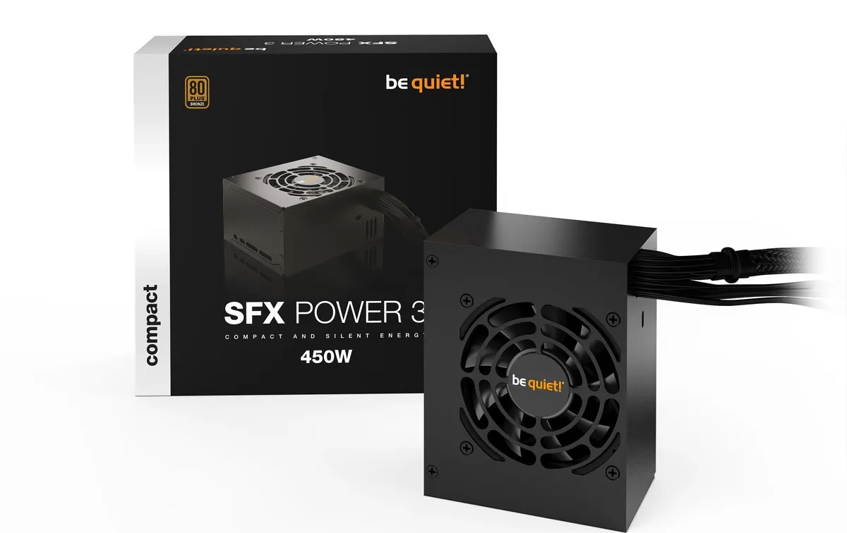 be quiet! SFX Power 3 450W Voeding - Zwart
